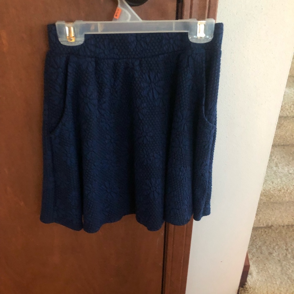 Blue skirt